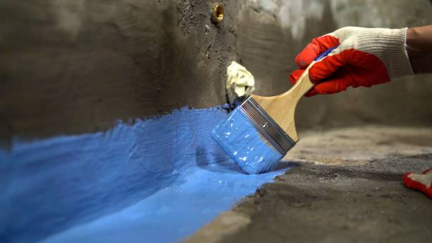 Commercial Waterproofing project at a Broadway, NC business property by SJ Waterproofing Pros
